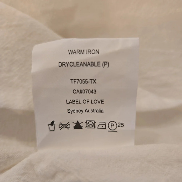 Label Of Love Womens Sleeveless Ruffled V-Neck Boho Midi Dress White Size Large - Picture 12 of 12